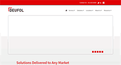Desktop Screenshot of deufol-us.com