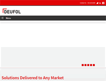 Tablet Screenshot of deufol-us.com